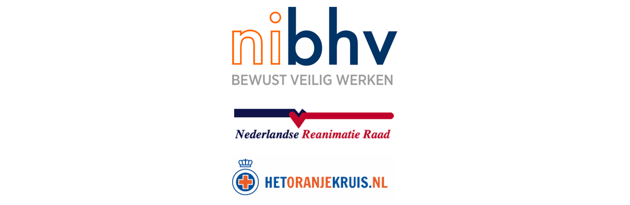 Nederlands Instituut voor Bedrijshulpverlening (NIBHV), het Oranje Kruis en de Nederlandse Reanimatie Raad